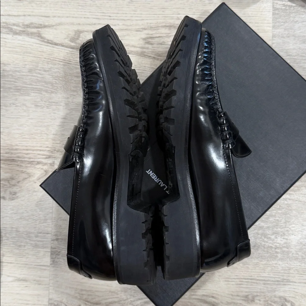 Saint Laurent Le Loafer Monogram Leather Penny